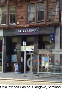 Grosvenor (was Gala) Princes Casino, Glasgow, Scotland, United Kingdom.