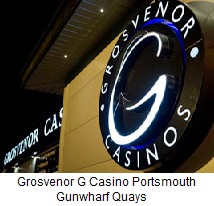 Grosvenor G Casino Portsmouth Gunwharf Quays, United Kingdom.