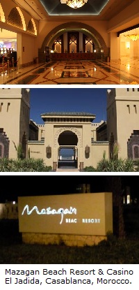 Mazagan Beach Resort and Casino, El Jadida (Casablanca), Morocco.