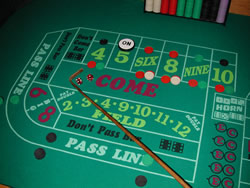 Safest way to play craps against